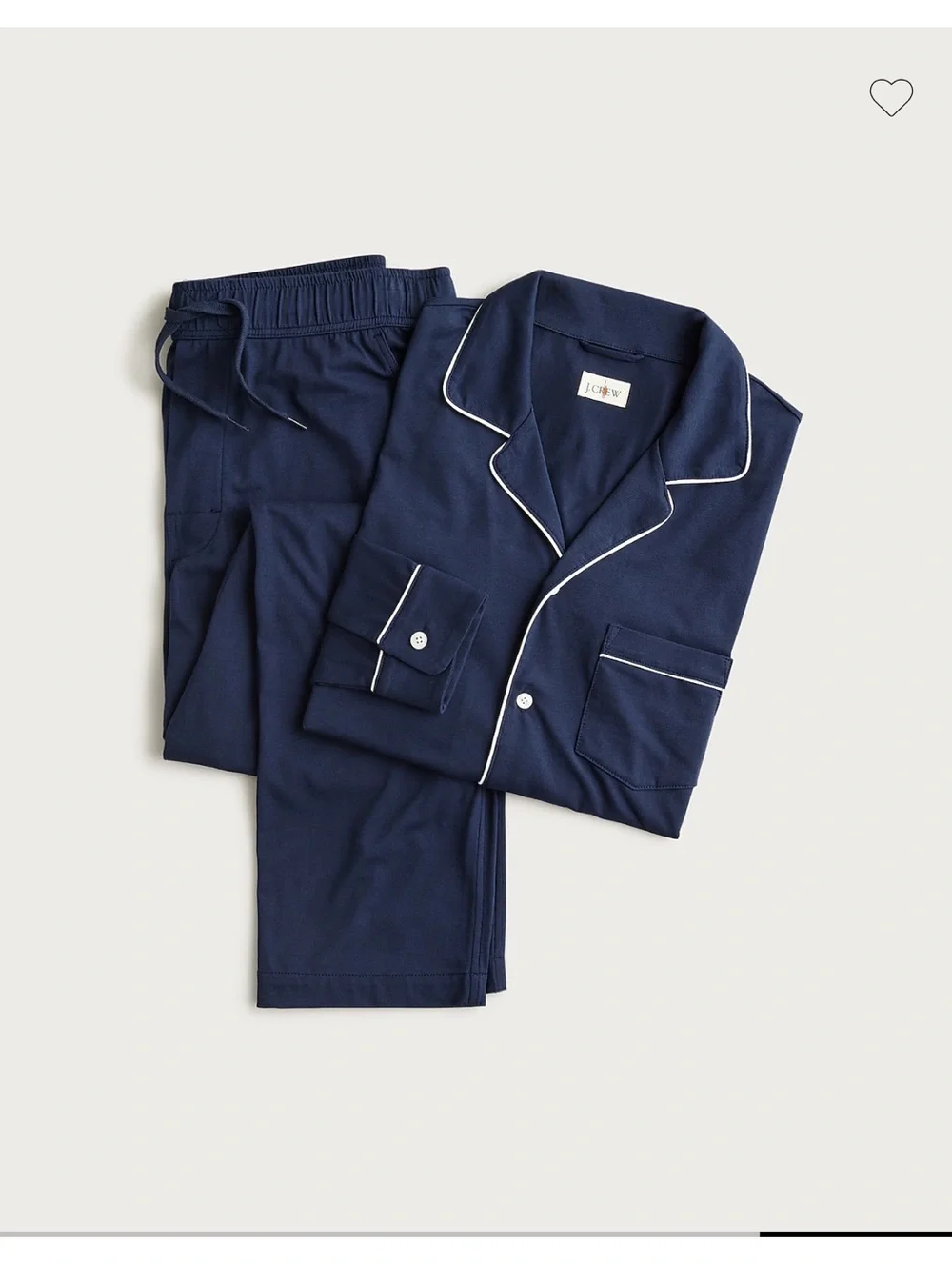 J.Crew Pajama set in cotton-blend jersey